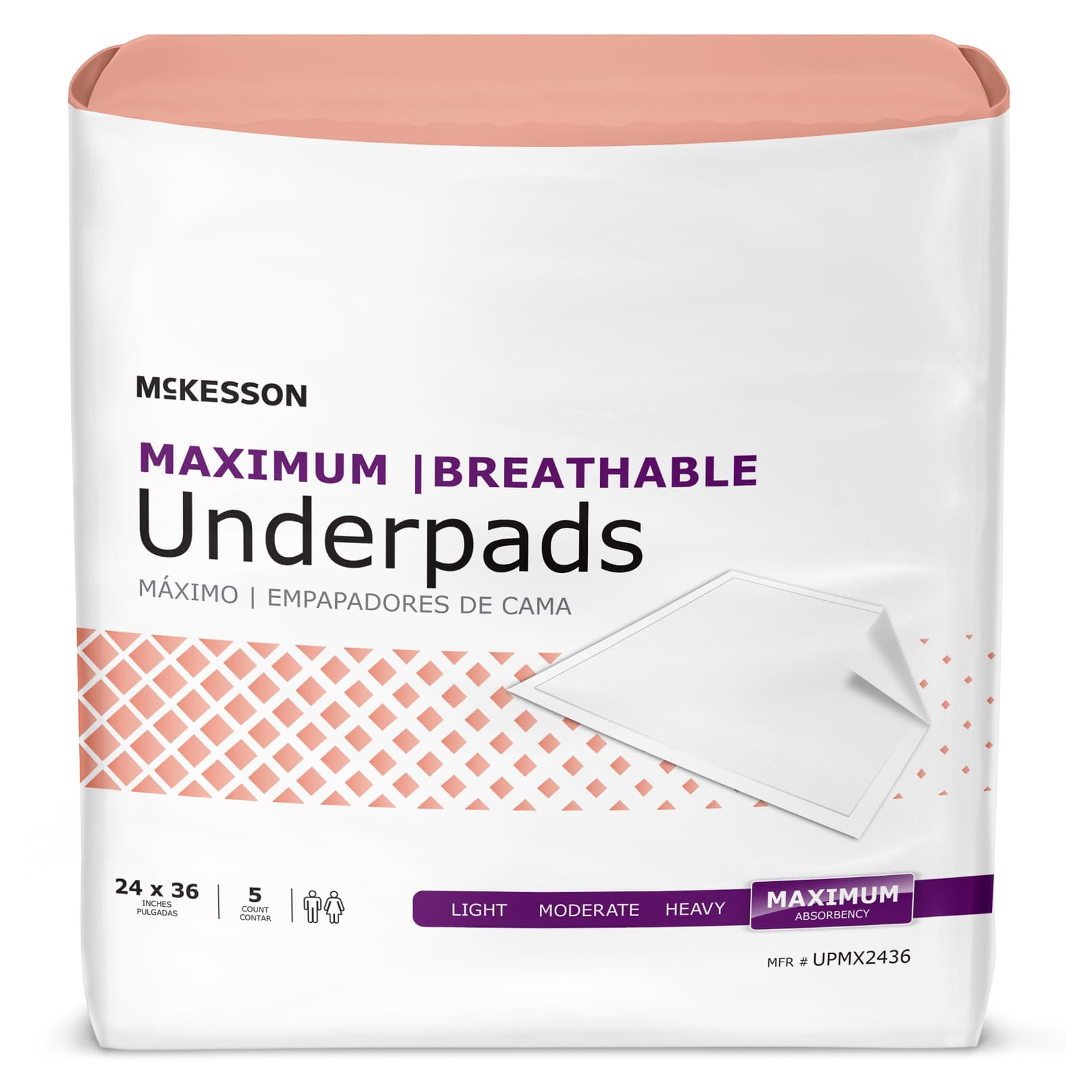McKesson Maximum Breathable Underpads