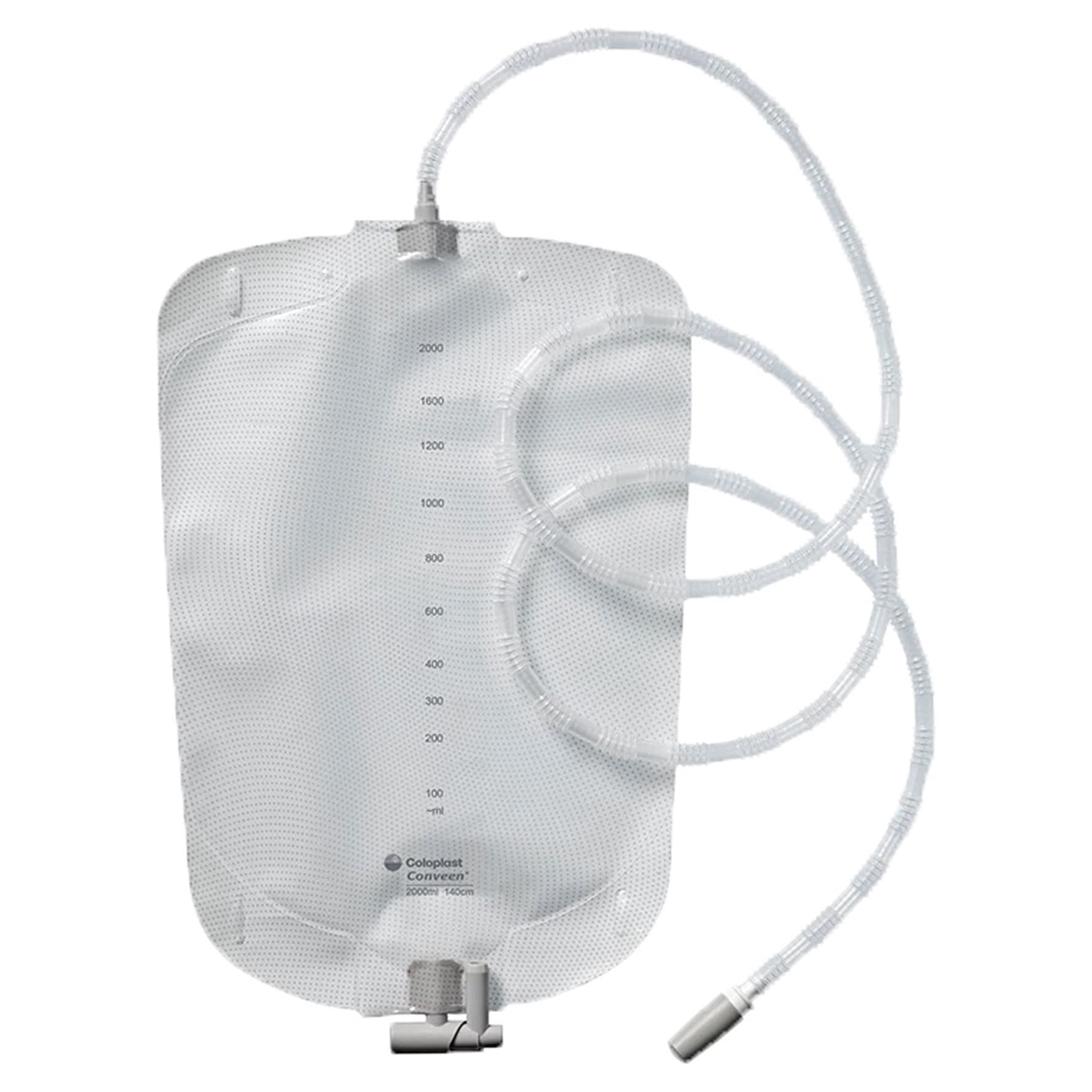 Conveen Security+ Bedside Urinary Night Drainage Bag, Sterile, 2 liters - Box of 10 - Image 1