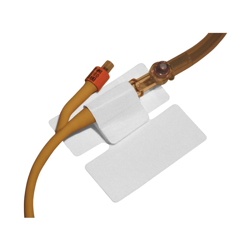 Pepper Medical Tube-Tie Multi-Purpose Adhesive Tube Holder - Box of 50 - Image 1