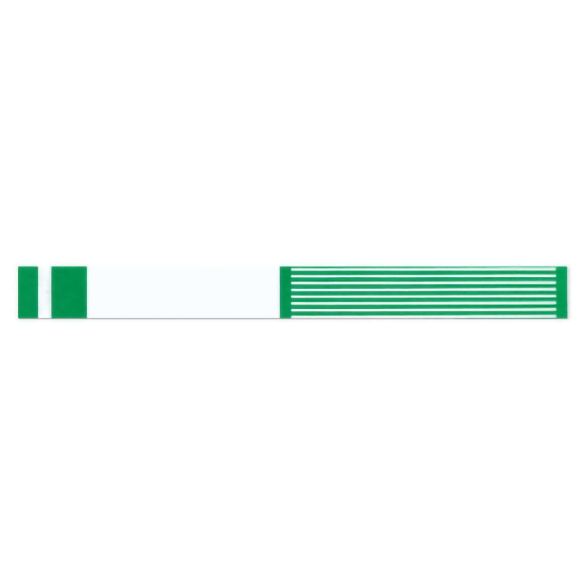 Short Stay Identification Wristband 1 x 4 Inch, Kelly Green, 12 to 13 Inch - Box of 1000 - Image 1