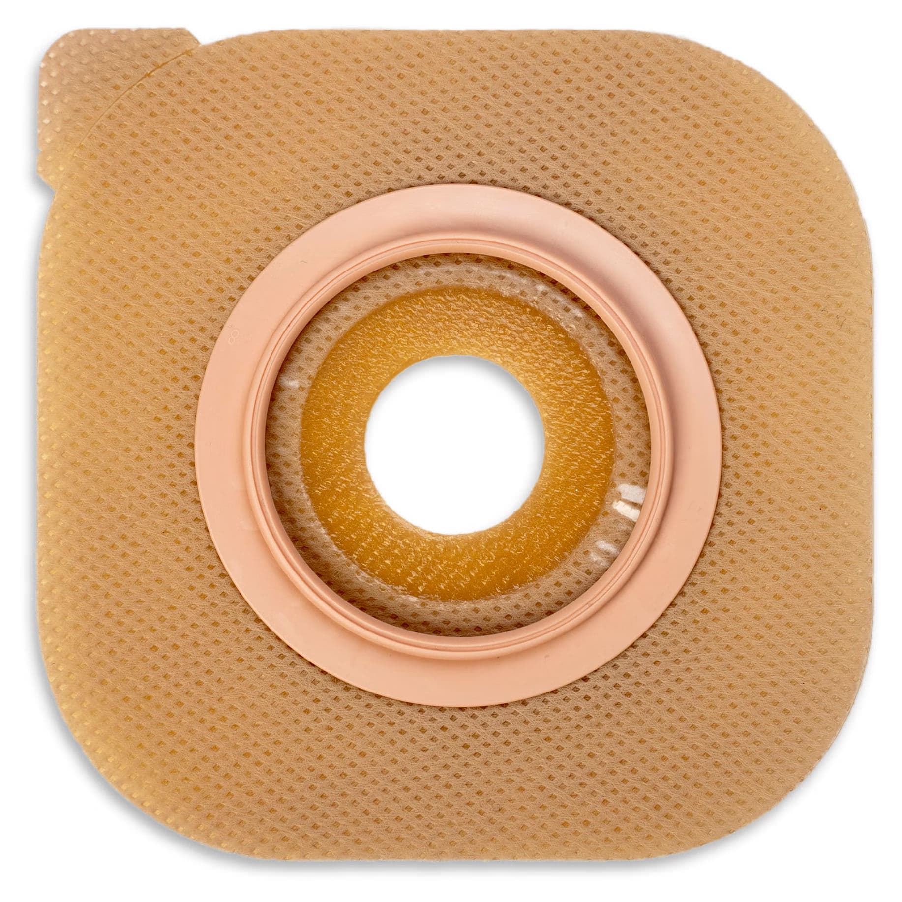 New Image CeraPlus Flat Extended Wear Barrier without Tape Border, 7/8" Opening, 1-3/4" Flange - Box of 5 - Image 1