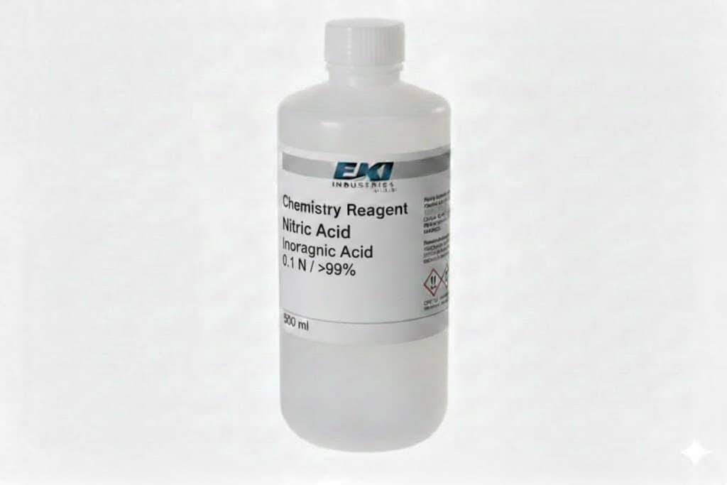 Chemistry Reagent Nitric Acid Inorganic Acid 0.1 N / >99%, 500 ml - Each - Image 1