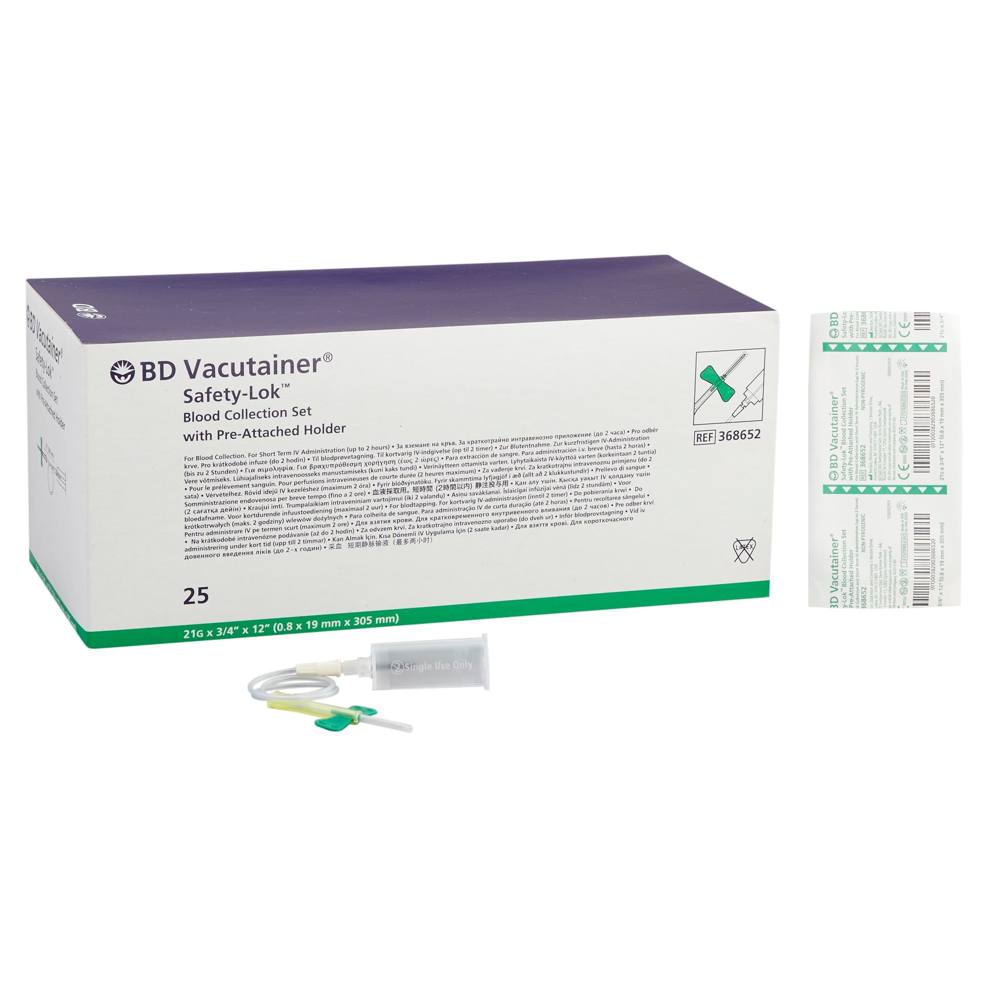 BD Vacutainer Safety-Lok Blood Collection Set with Holder