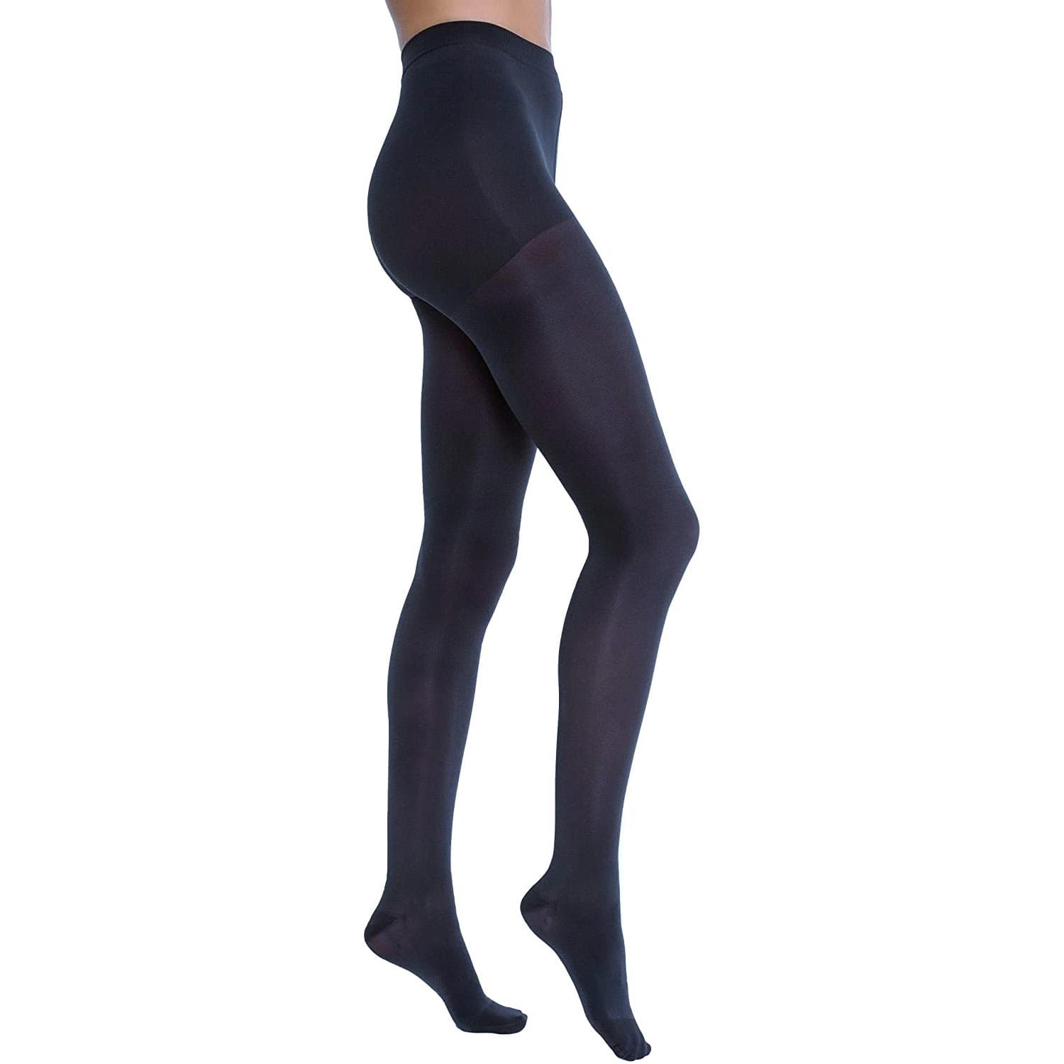 Jobst Opaque Compression Pantyhose, 20-30mmHg, Large, Midnight Navy - Pair - Image 1