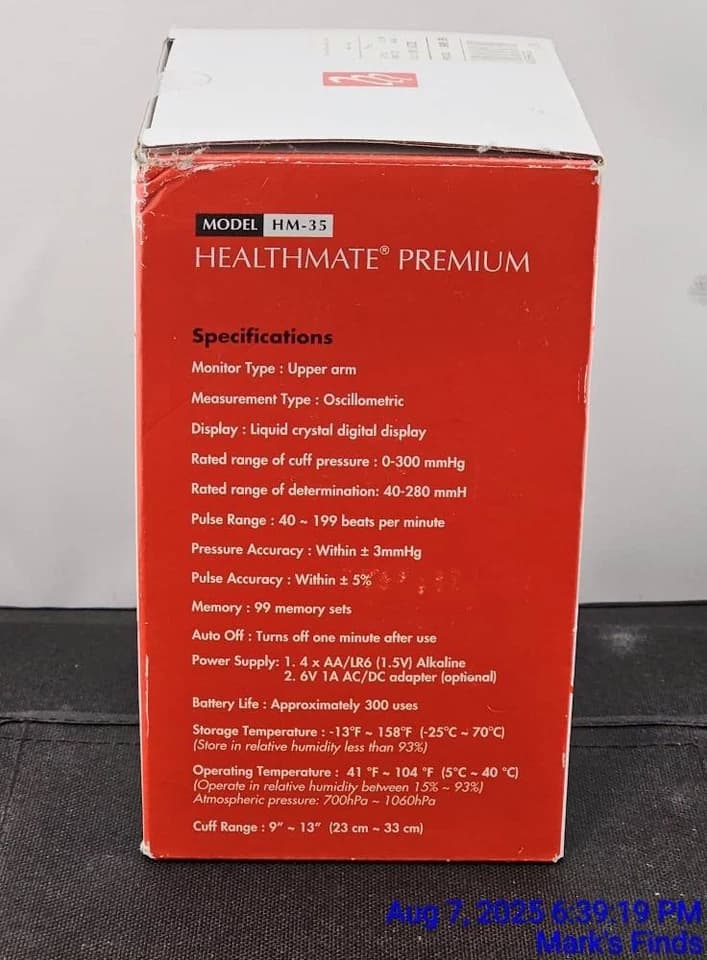 Prestige Healthmate Premium Digital Blood Pressure Monitor - Image 3