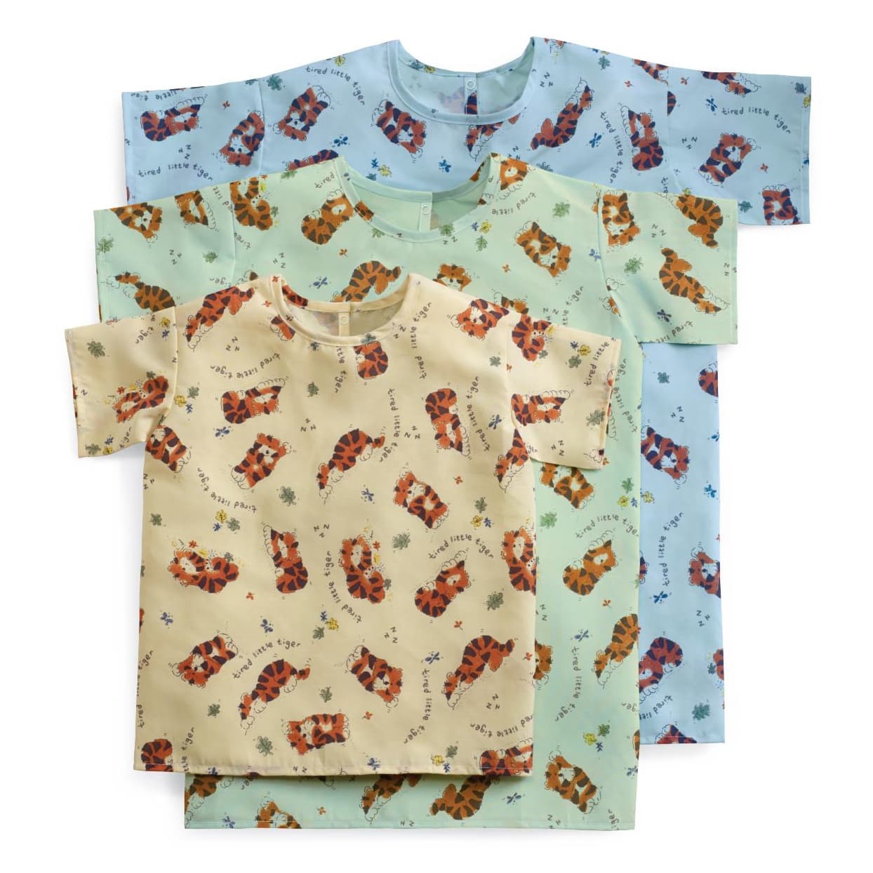 Medline Tie-Closure Pediatric Patient Gown Tired Tiger Print