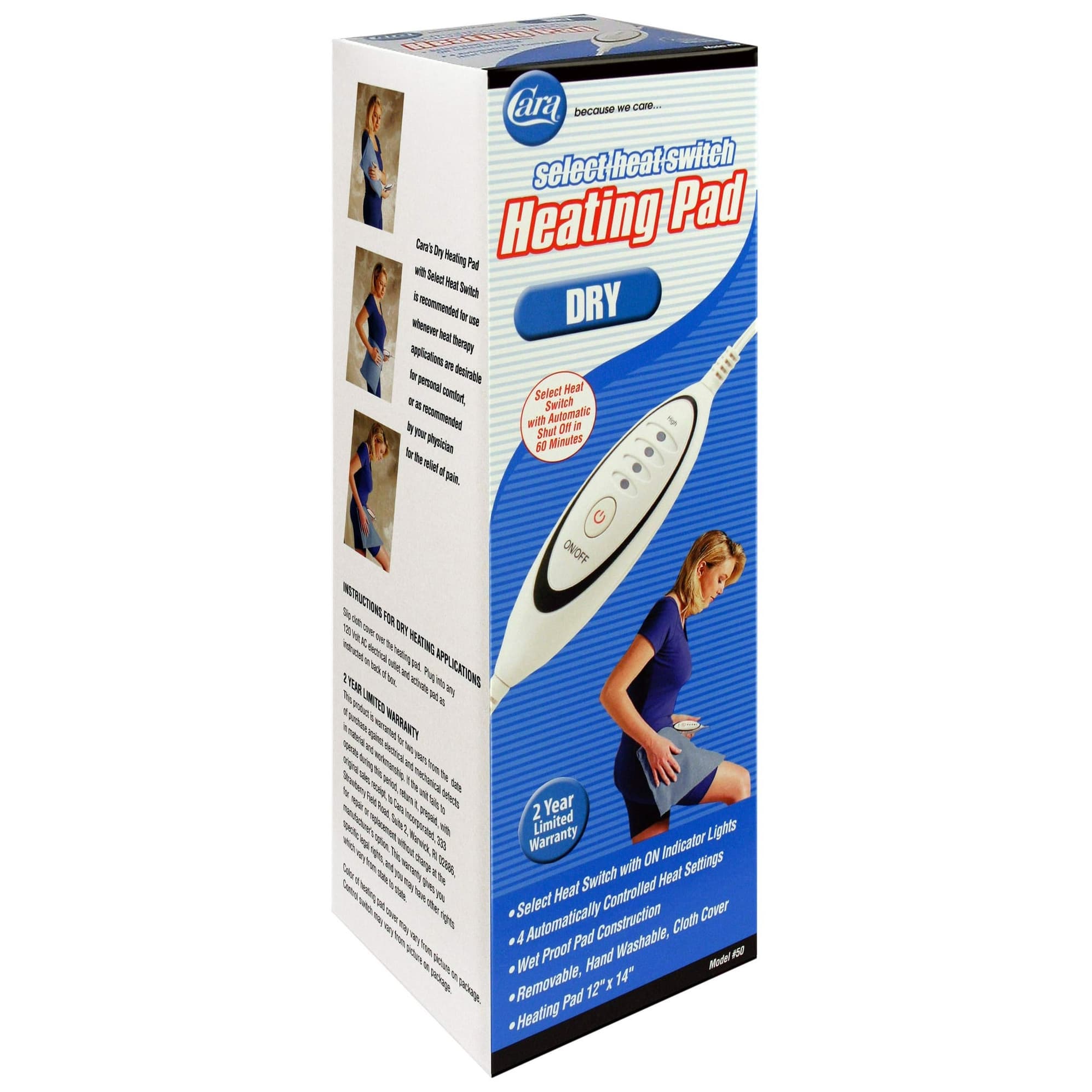 Cara Economy Heating Pad Dry, 12 x 14 Inch - Each - Image 2