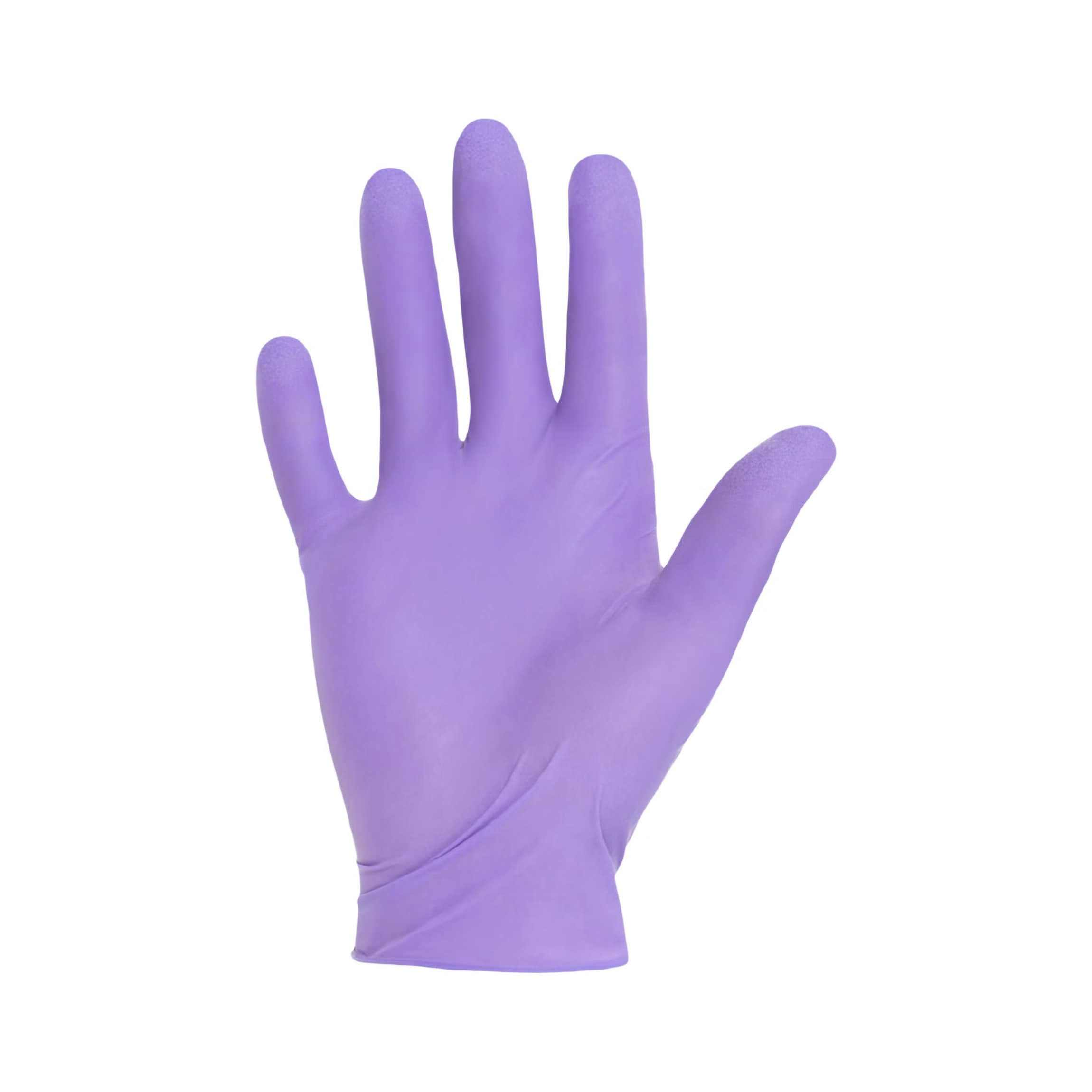 Halyard Purple Nitrile-Xtra Sterile Exam Gloves Medium, Pair - Box of 50 - Image 1