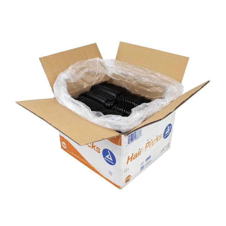 Dynarex Hair Pick Black - Case of 288 - Image 3