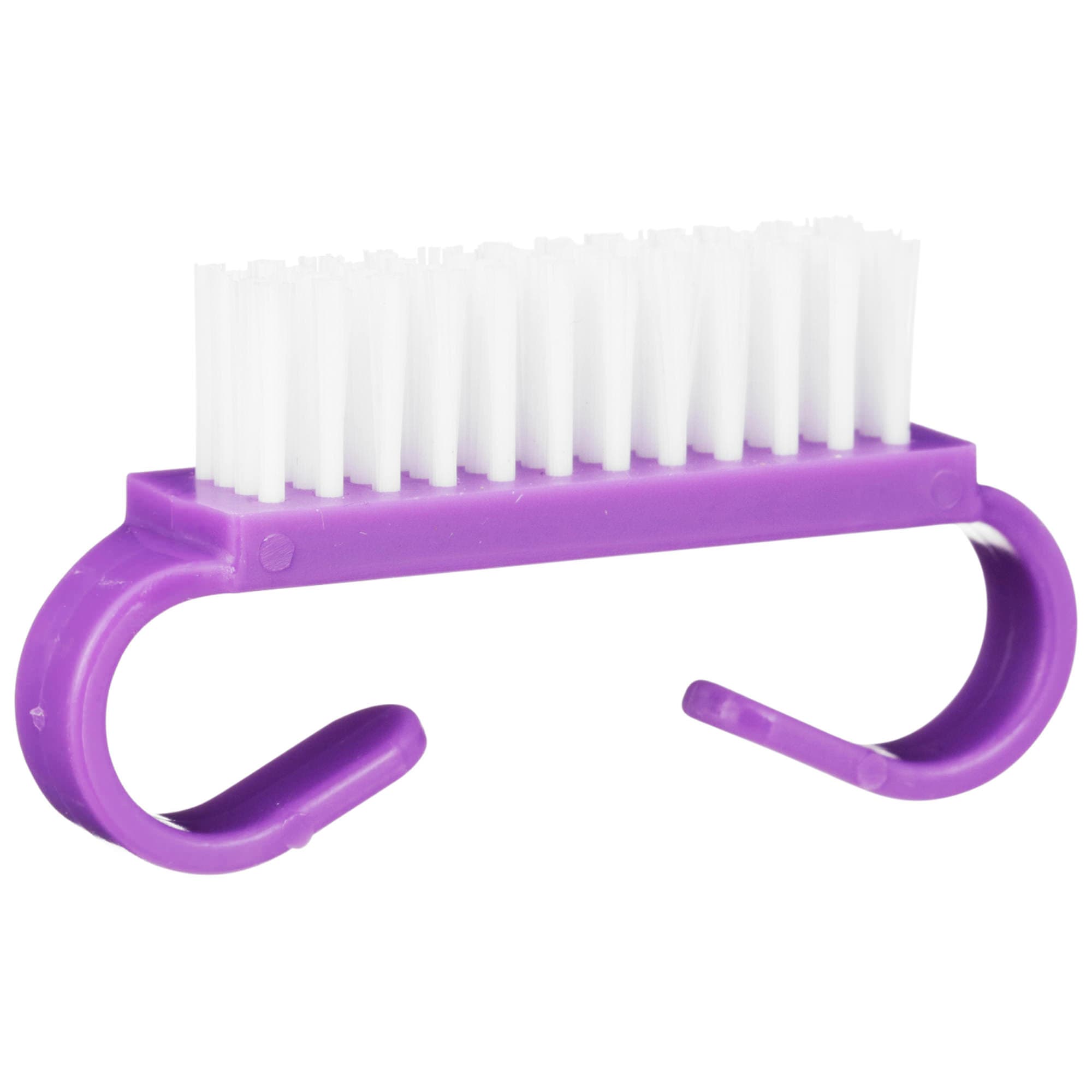 McKesson Nail Brush Soft Bristles Purple 2-1/2 x 1/2 Inch Plastic Handle - Image 3