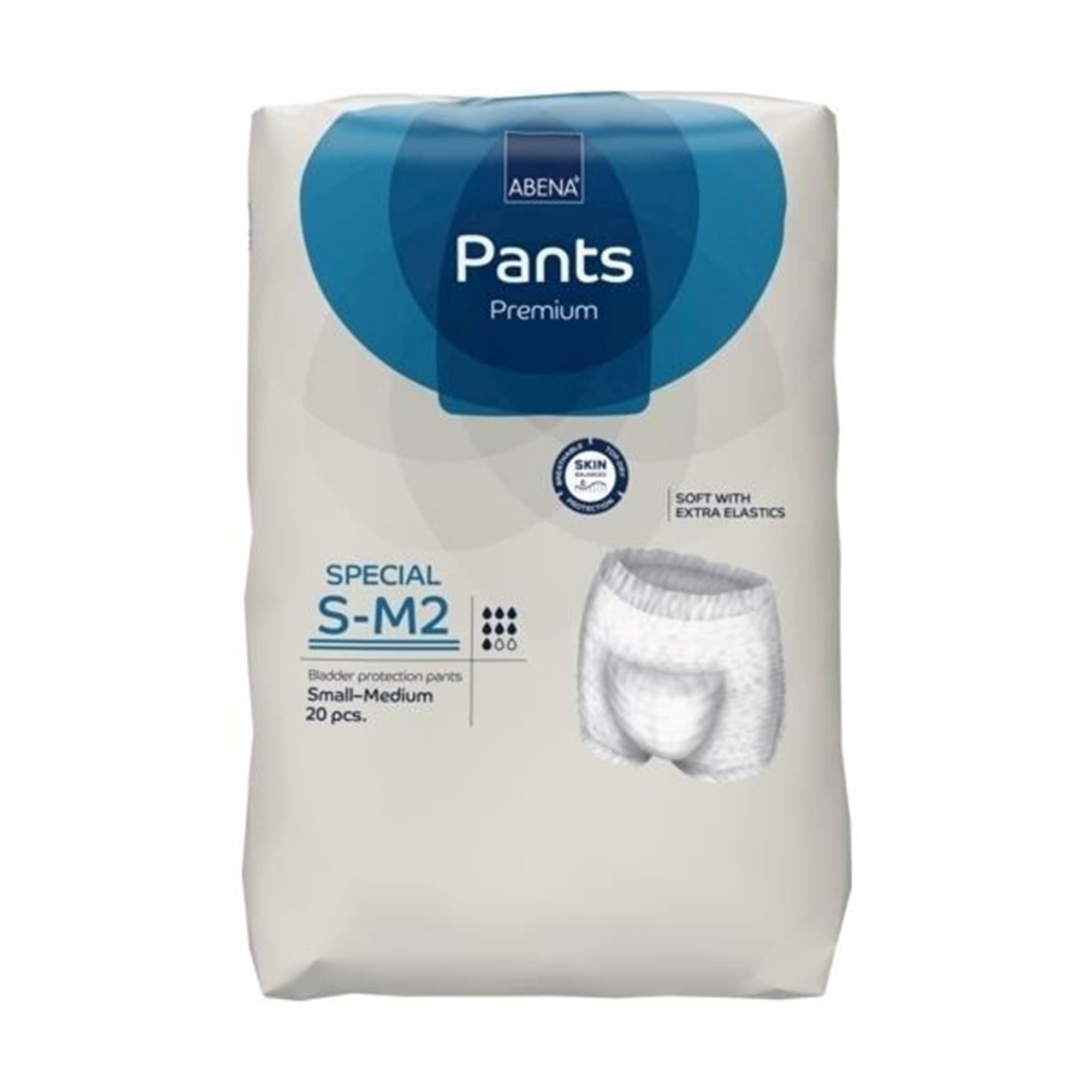 Abena Premium Special Bladder Protection Pants, Small-Medium - Package of 20 - Image 1