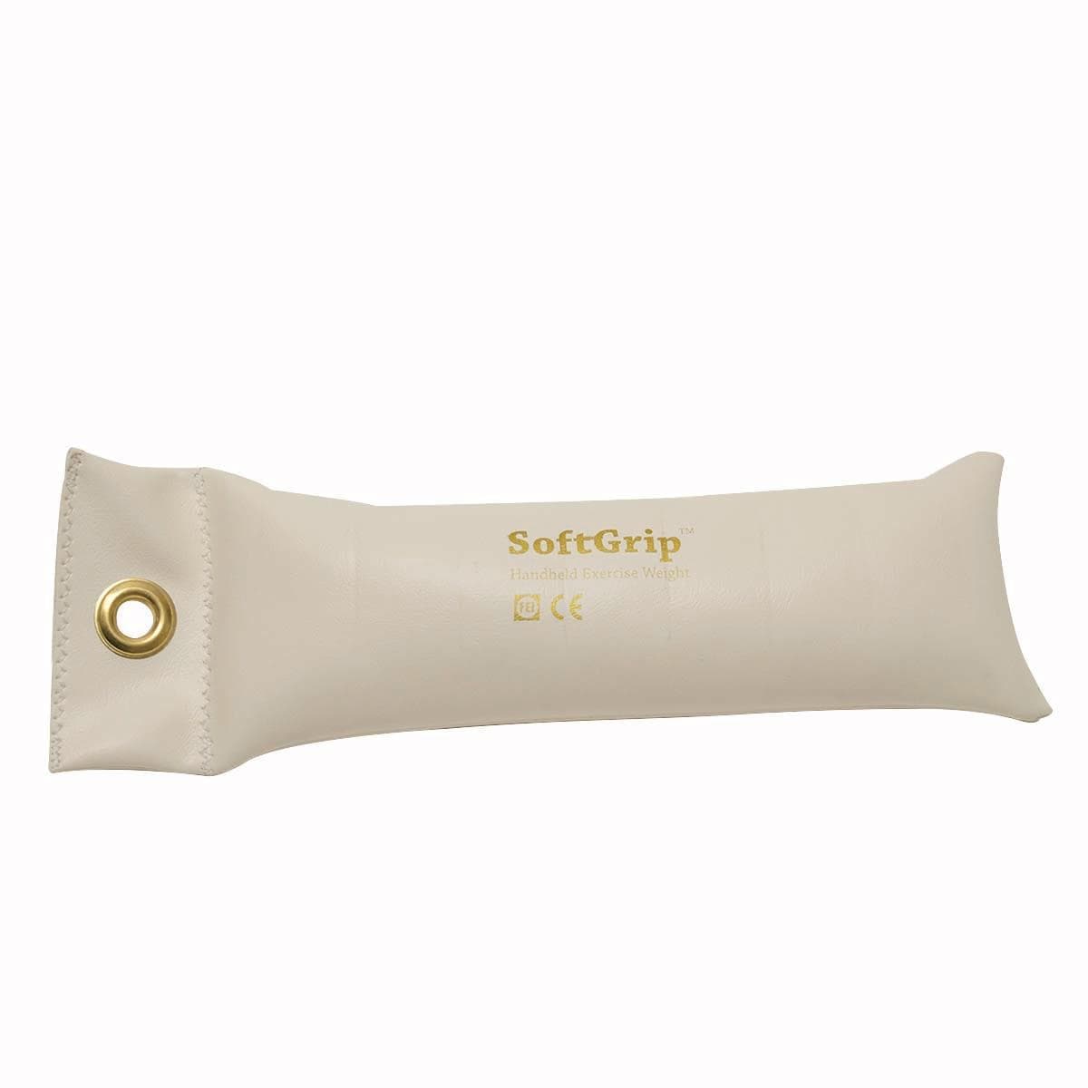 CanDo SoftGrip Hand Weights, 4 lbs Silver - Pair - Image 1