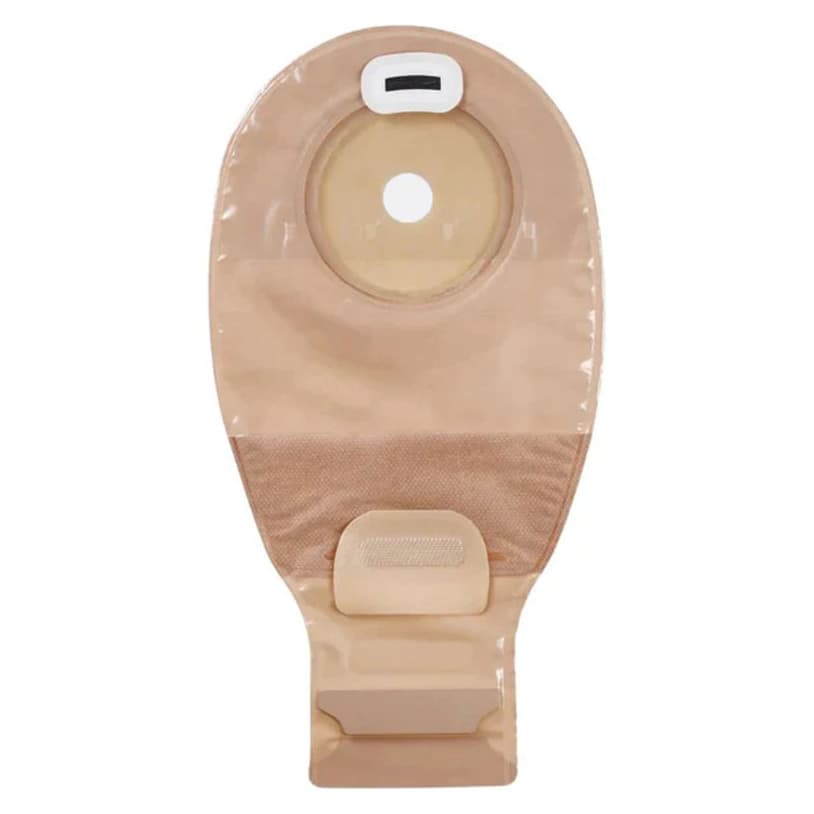 Esteem + One-Piece Drainable Pouch with InvisiClose, Tan, Pre-Cut - Image 2