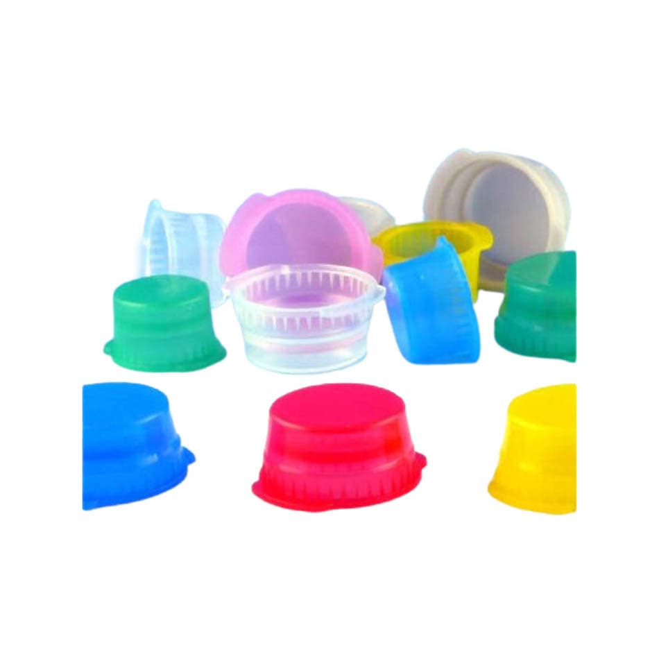 Cappers Tube Closure NonSterile Double Tab Snap Cap, Blue - Each - Image 1
