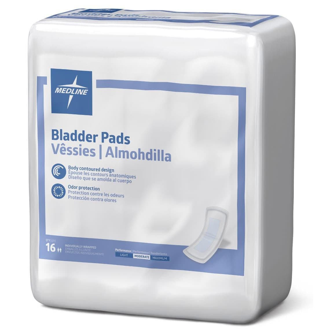 FitRight Bladder Control Pads, Moderate, 3 x 10.5 Inch - Image 2