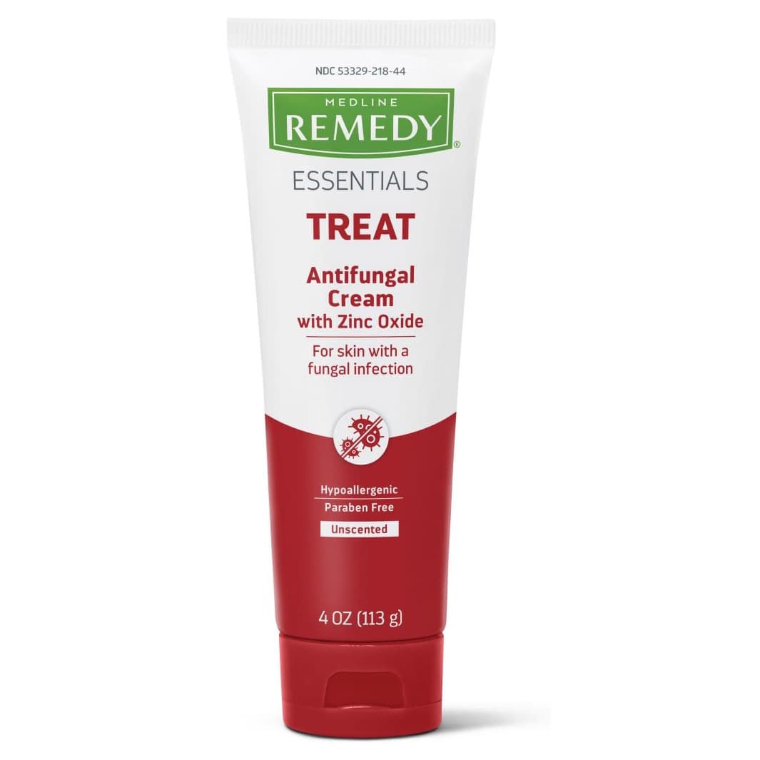 Medline Remedy Essentials Antifungal Cream with Zinc Oxide, 4 oz - Case of 12 - Image 1
