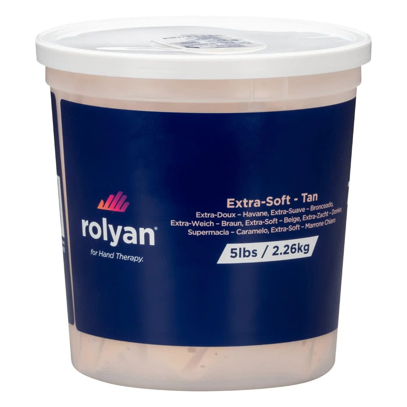 Rolyan Therapy Putty, 5 lb/80 oz Tan, Extra Soft - Image 1