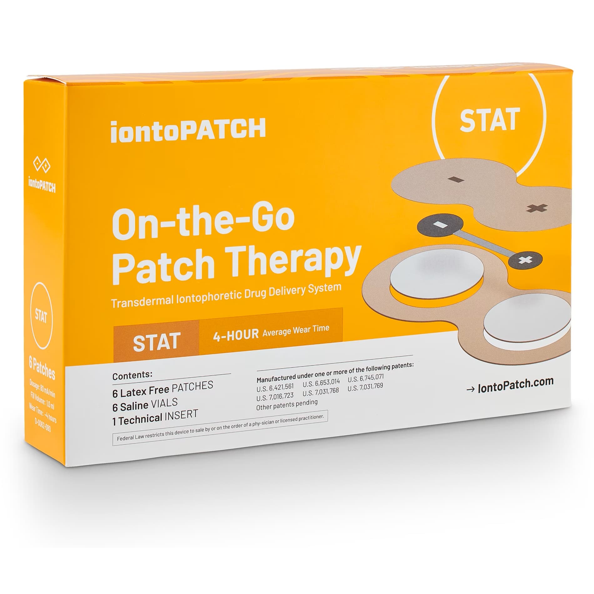 IontoPatch STAT Self-Adhesive Iontophoresis Electrode - Image 1