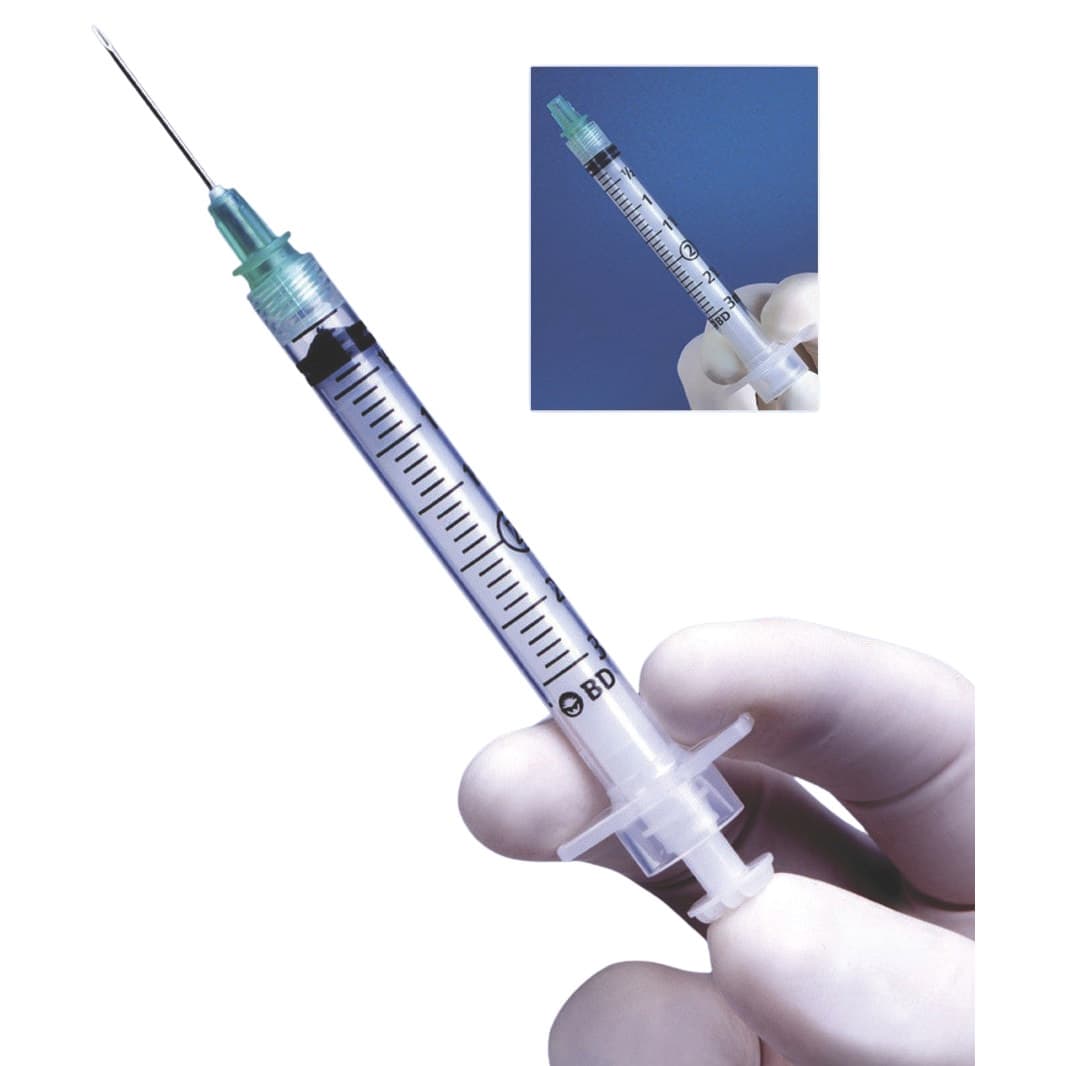 BD Integra Safety Hypodermic Syringe with Retractable Needle
