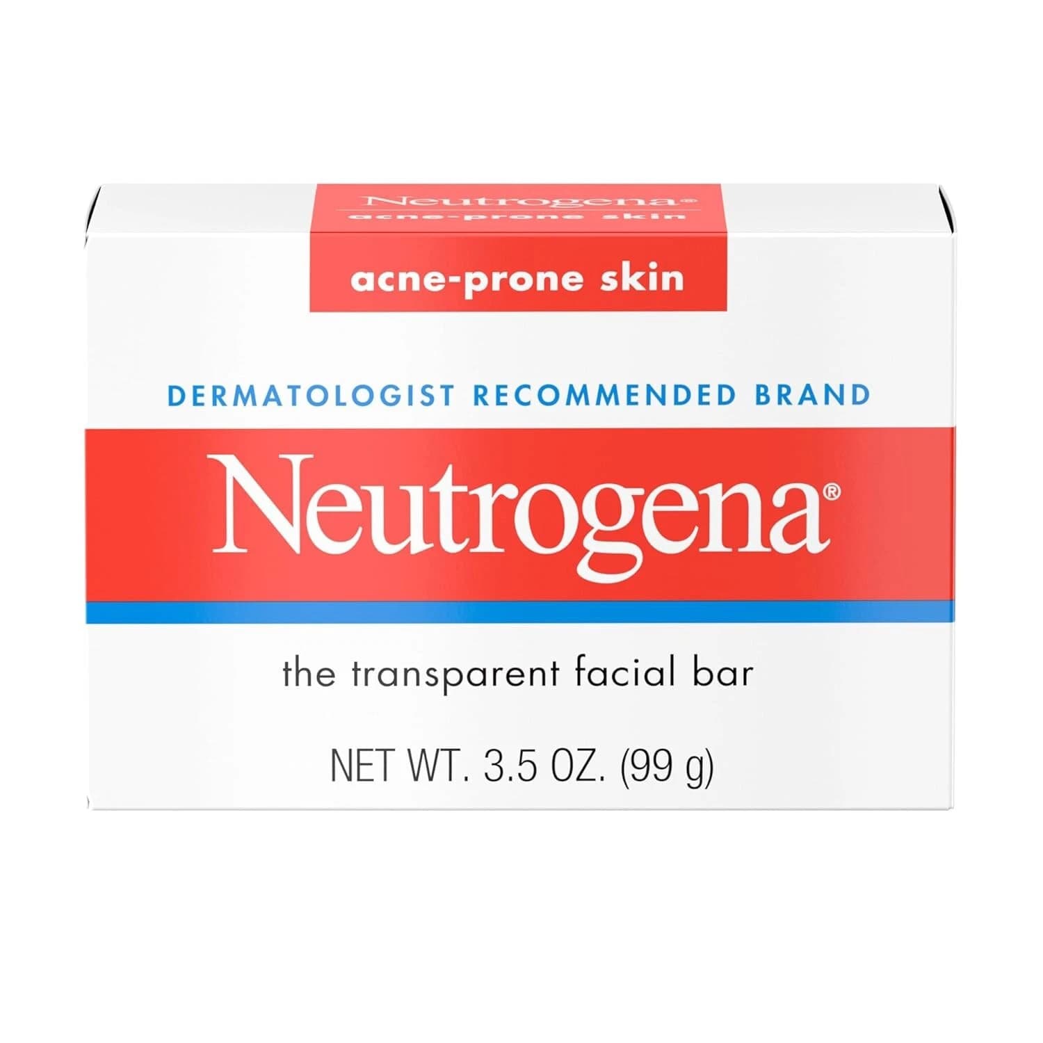 Neutrogena Acne Prone Transparent Facial Bar, 3.5 oz - 1 Each