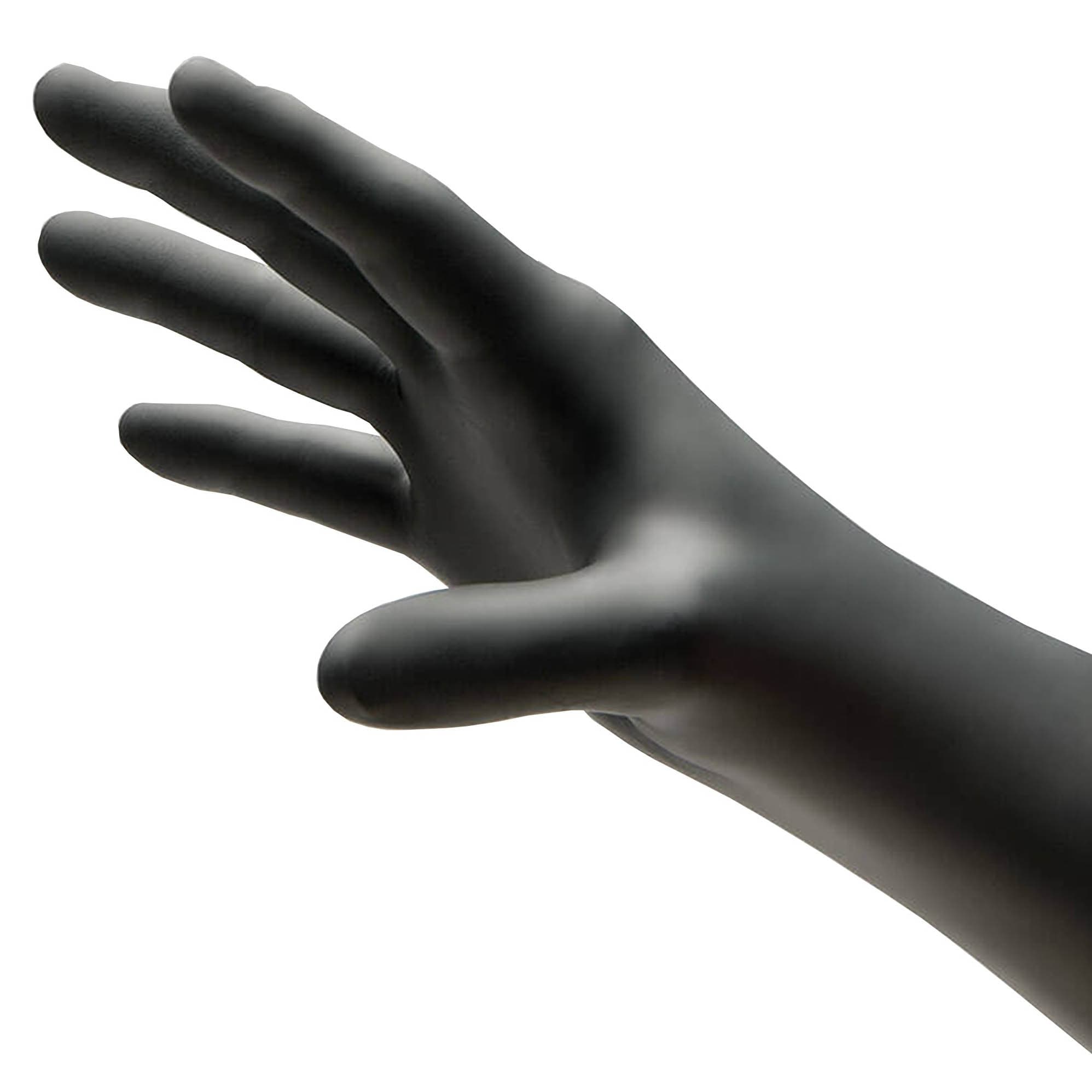 NitriDerm Ultra Black Nitrile Exam Gloves - Image 3