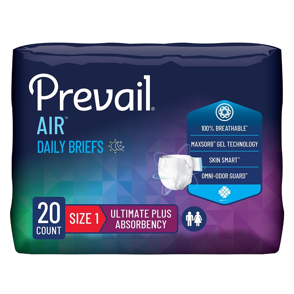 Prevail Air Ultimate Unisex Daily Briefs