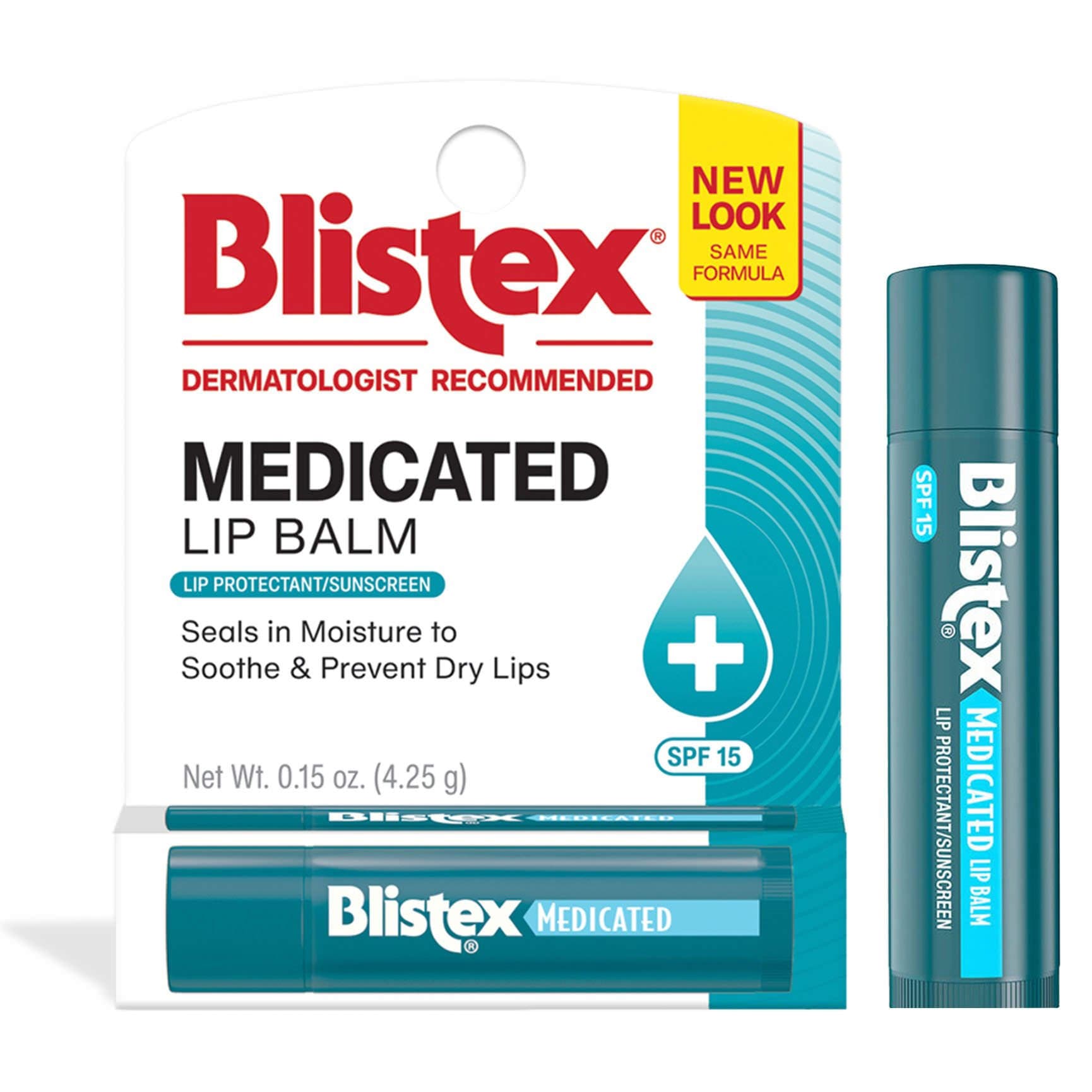 Blistexc Medicated Lip Balm with Sunscreen, 0.15 oz - Each - Image 1