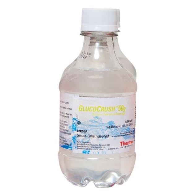 GlucoCrush Glucose Tolerance Beverage, 50 Gram, Lemon-Lime - Package of 6 - Image 1