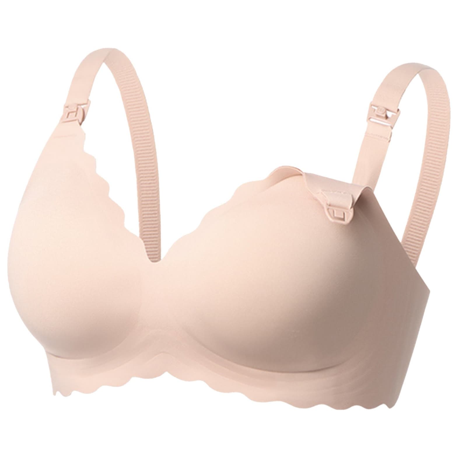 Momcozy Jelly Strip Nursing Bra, Beige, Large - Each - Image 3