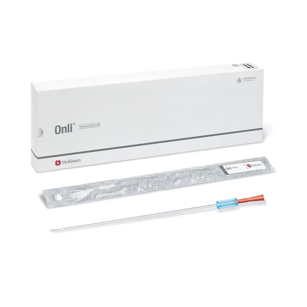 Onli Coude Intermittent Hydrophilic Catheter, 16 Fr - Each - Image 1