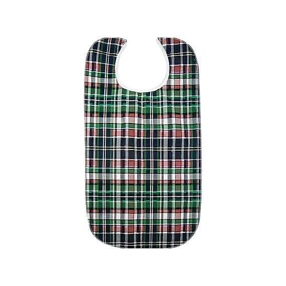 Beck's Classic Bib, Highland Blue Plaid, 18 x 34 Inch - 1 Dozen - Image 1