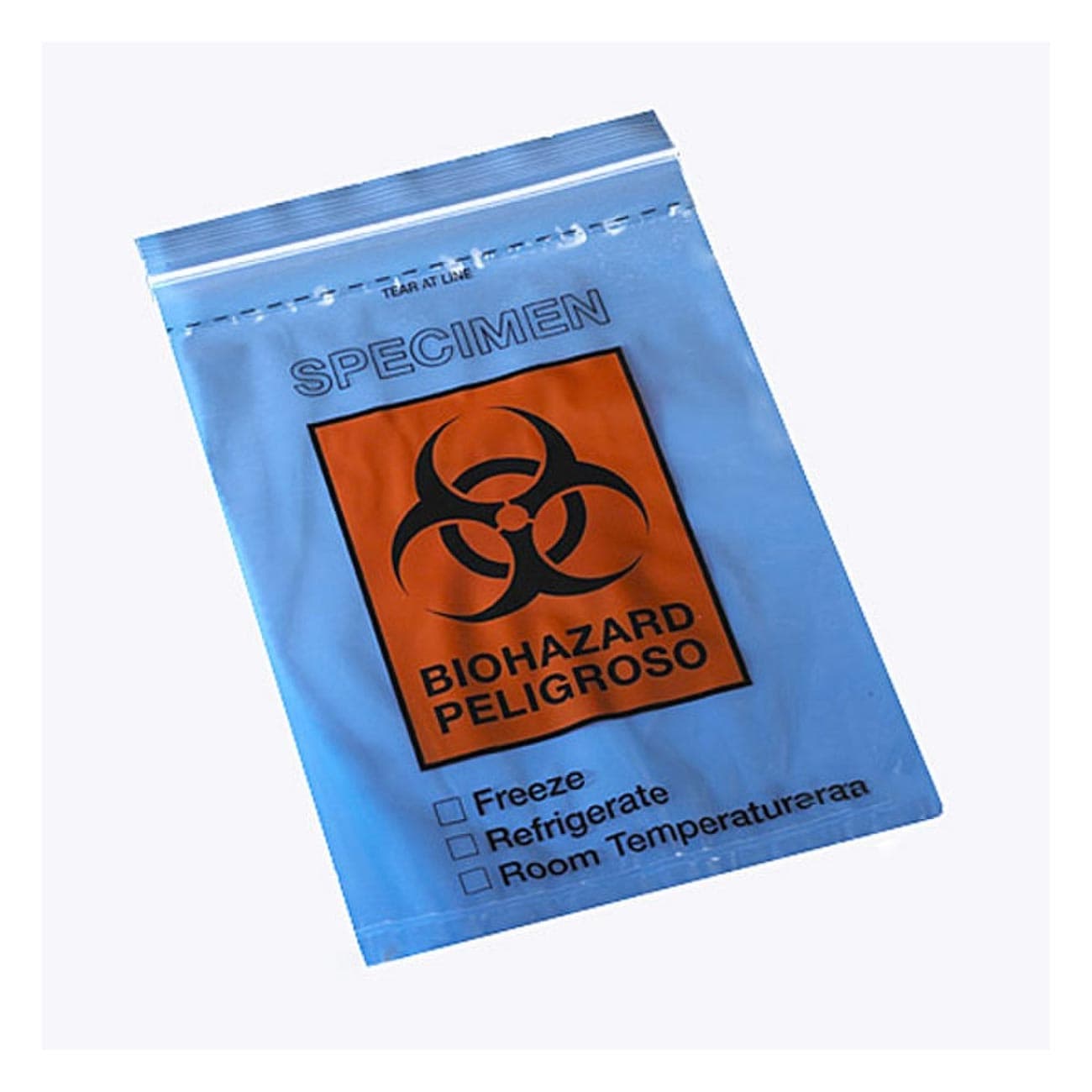Globe Scientific Specimen Transport Bag, 2 mil, 6 x 9" - Box of 100 - Image 1