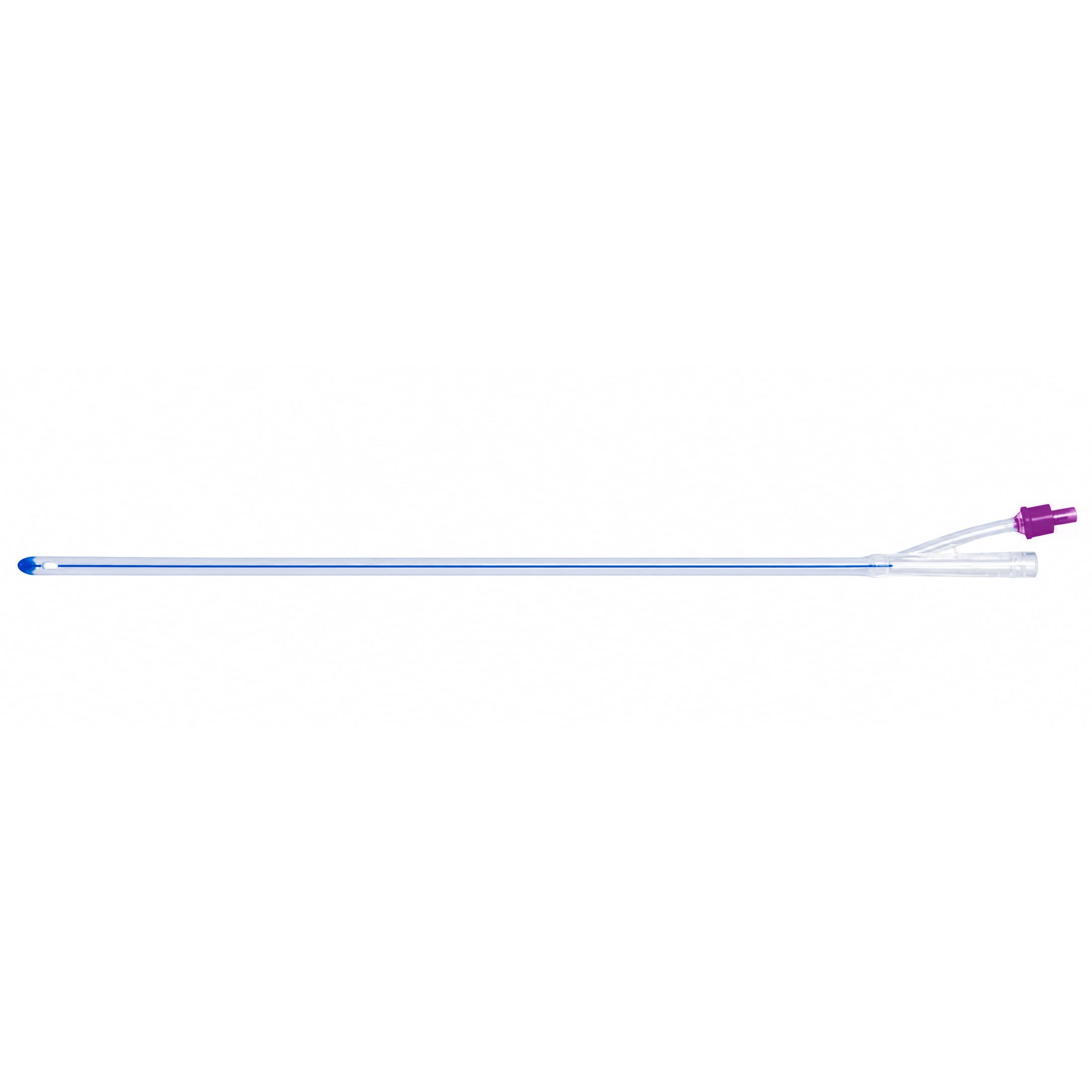 McKesson 2-Way Silicone Foley Catheter with Standard Tip, Purple, 22 Fr - Case of 200 - Image 1