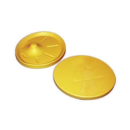 CanDo Home Balance Board, Left leg, Yellow, 120 lbs. capacity - Image 1