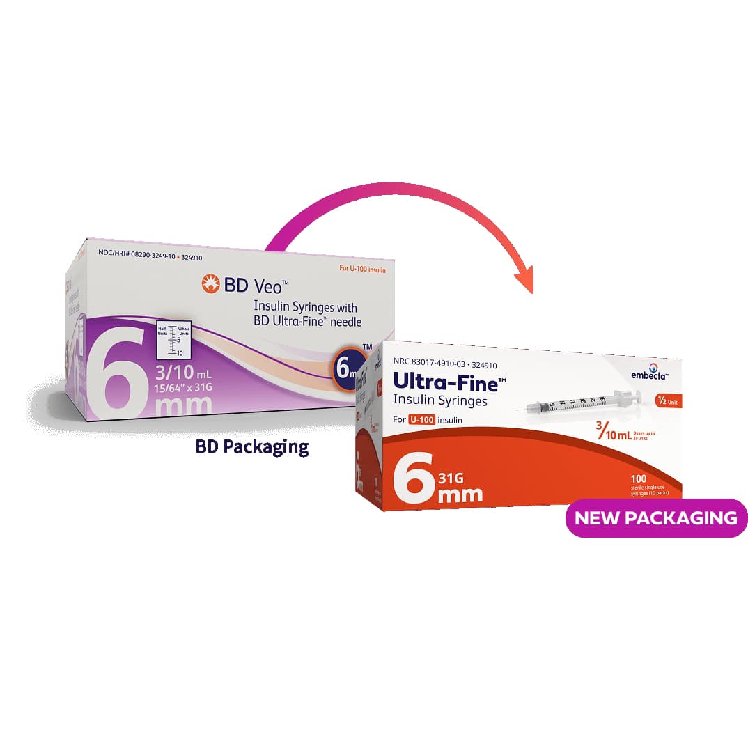Embecta Ultra-Fine Insulin Syringes - Image 2