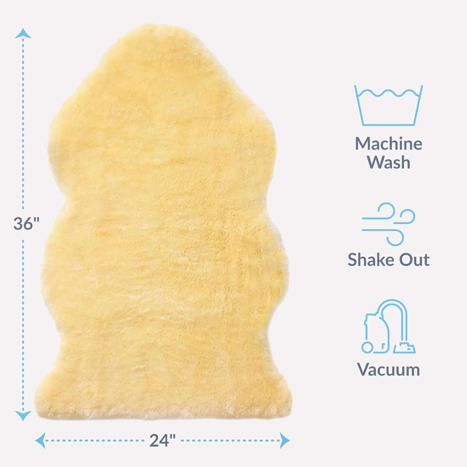 SofSheep Medical Sheepskin Bed Pad, 36 Inch x 24 Inch - Image 7