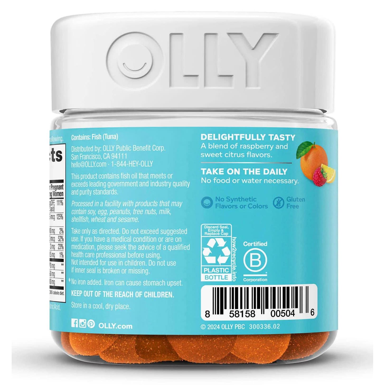 OLLY Essential Prenatal Folic Acid + DHA Vitamin Supplement for Mommy & Baby - Image 3