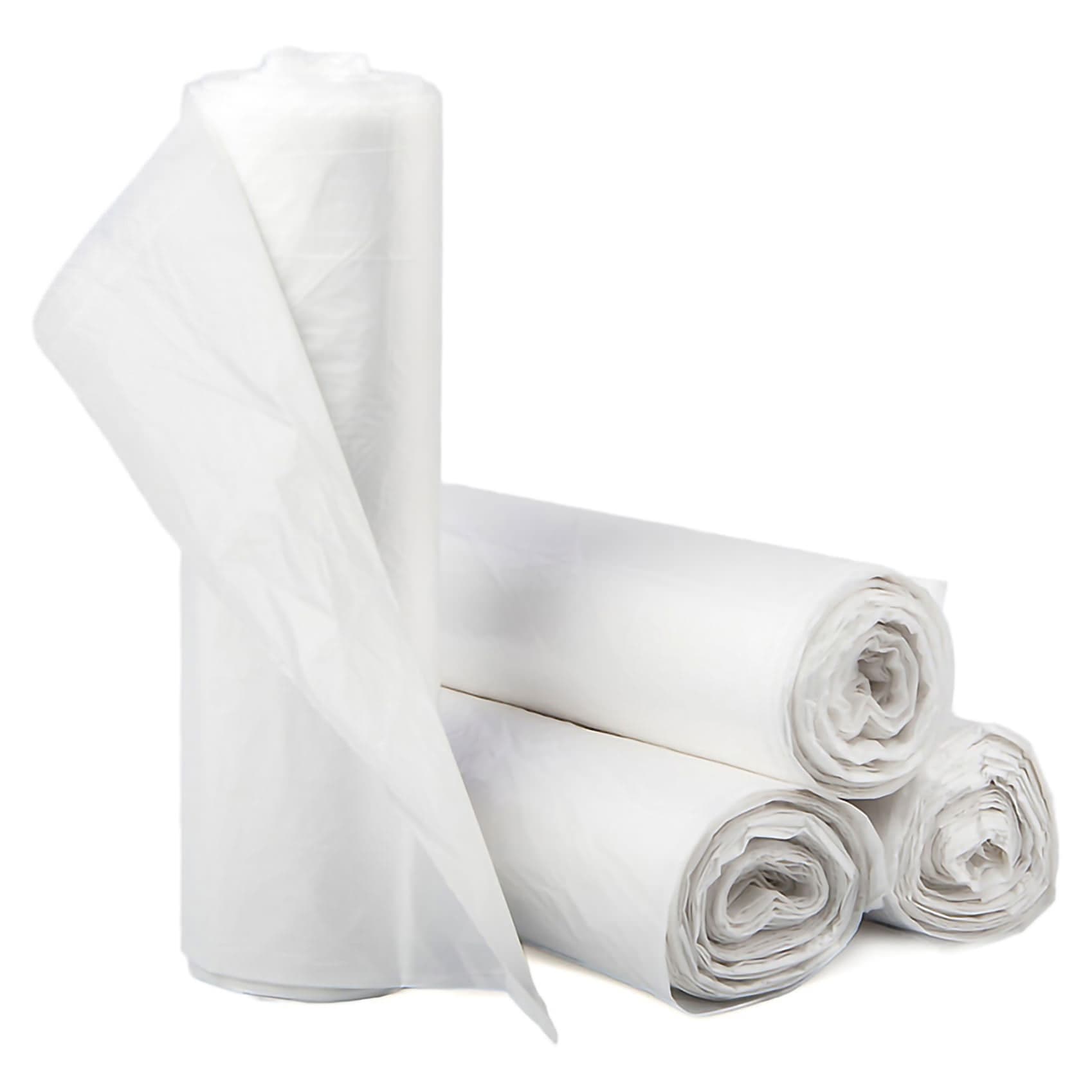 McKesson Medium Duty Trash Bag Star Seal Bottom, 45 gallon, Clear - Case of 250 - Image 1