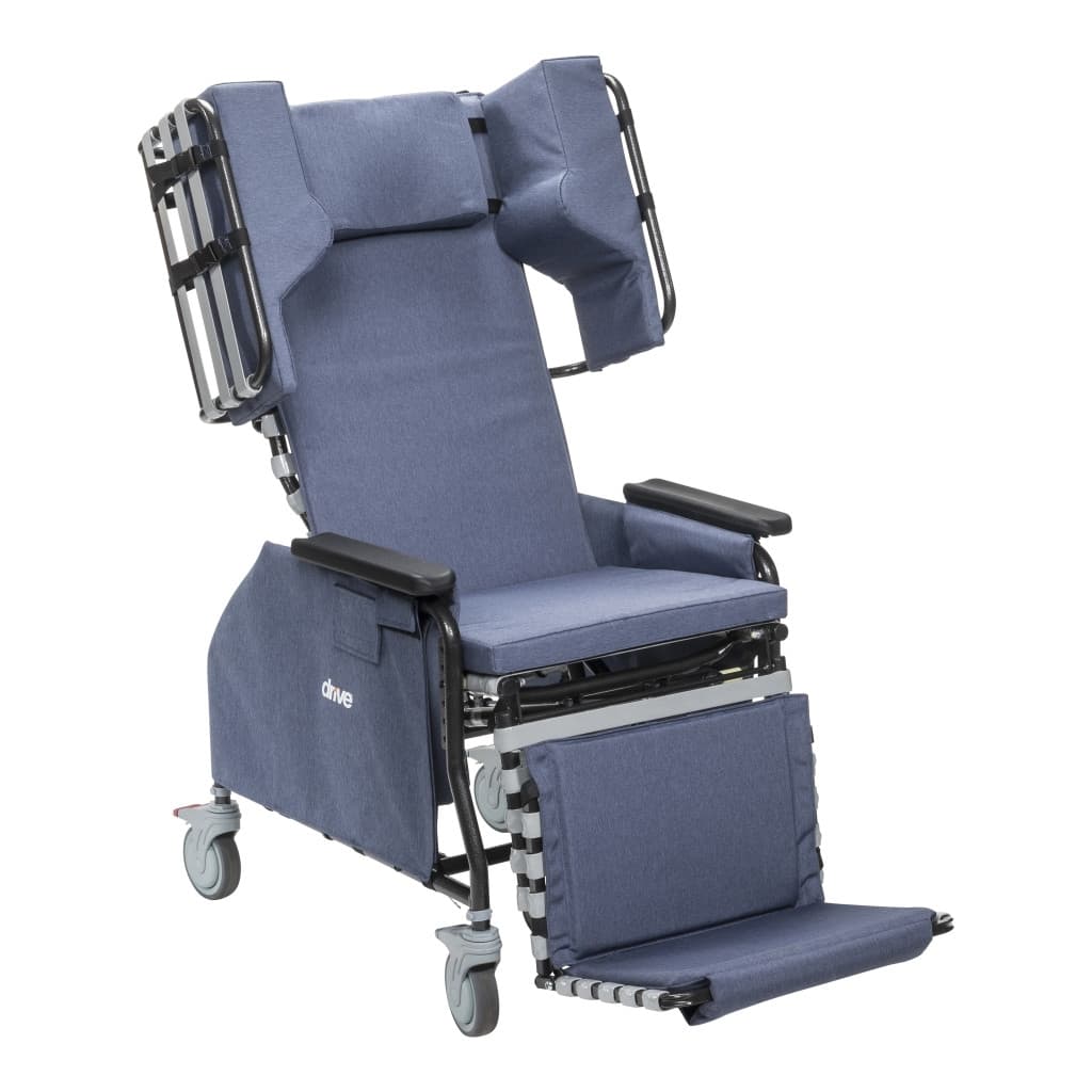 Drive Medical Rose Comfort Max tilt and recline chair with casters