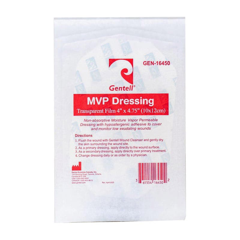 Gentell MVP Transparent Dressing, 4 x 4.75 Inch - Image 2