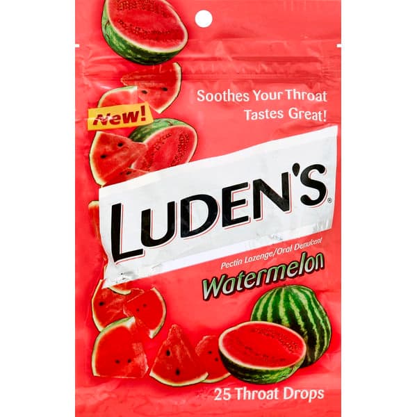 Luden's Watermelon Throat Drops - 25 Count - Image 2