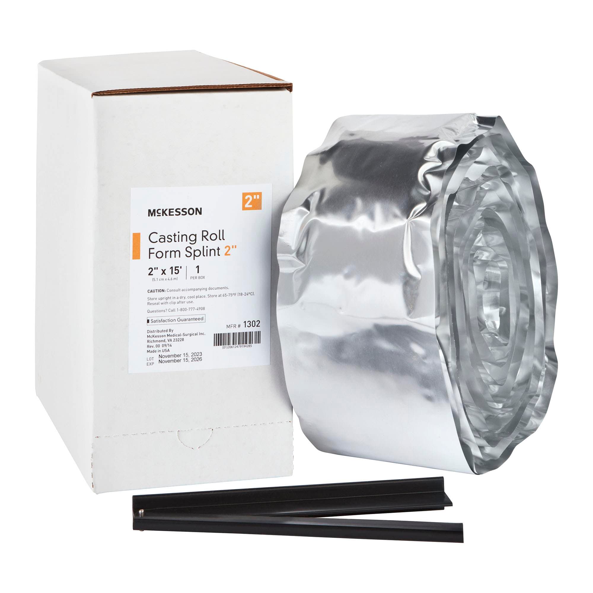 McKesson Padded Splint Roll White NonSterile - Image 1