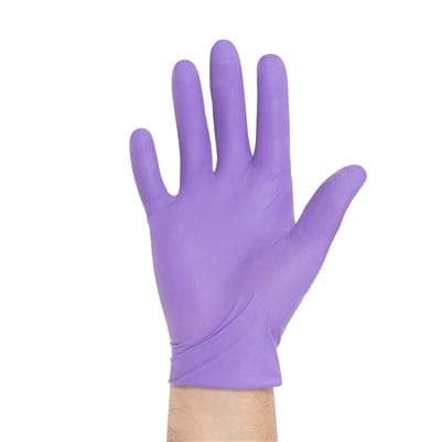 Halyard Purple Nitrile-Exta Gloves Exam, X-Small - Case of 500 - Image 1
