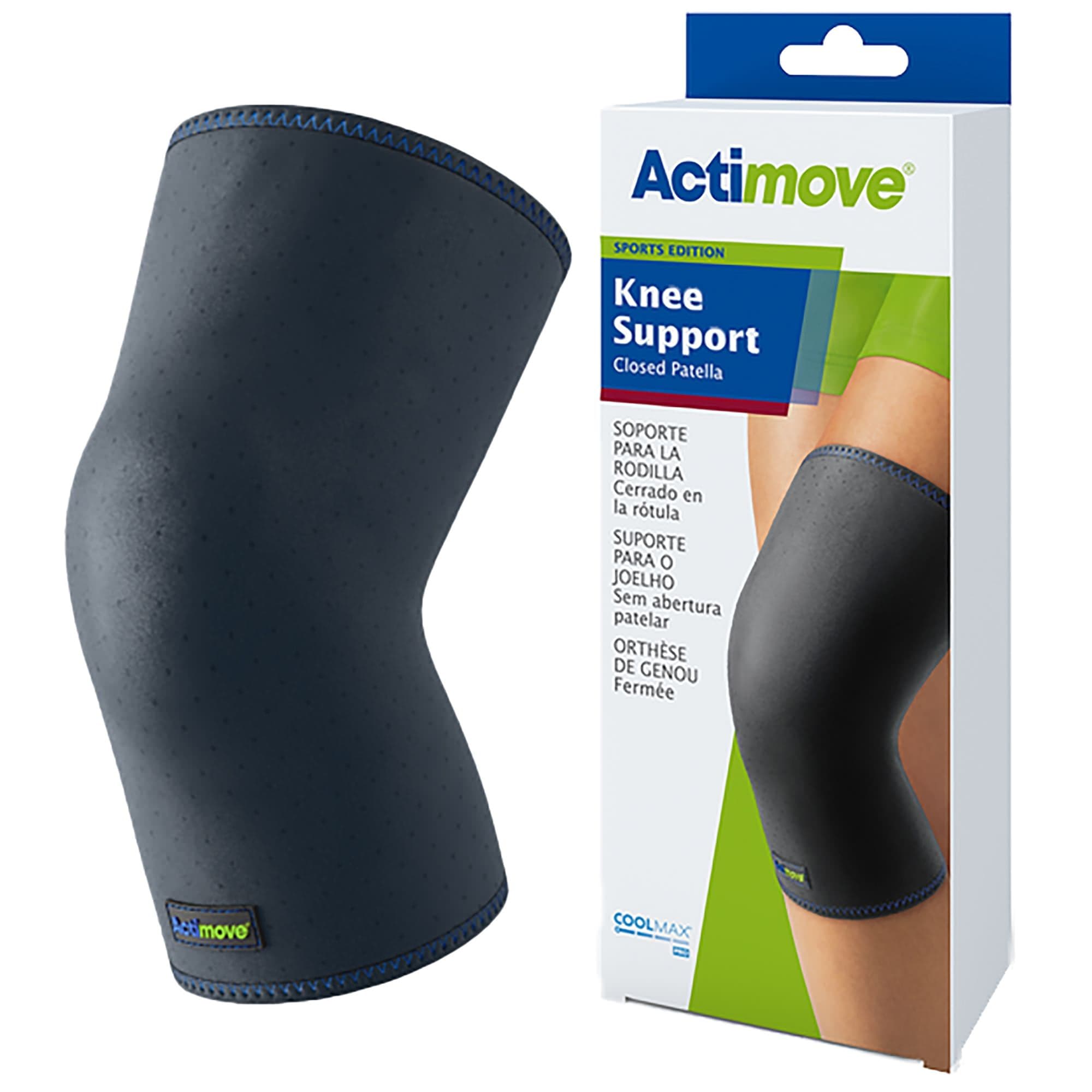 Actimove Knee Support Closed Patella XSmall Navy - Image 1