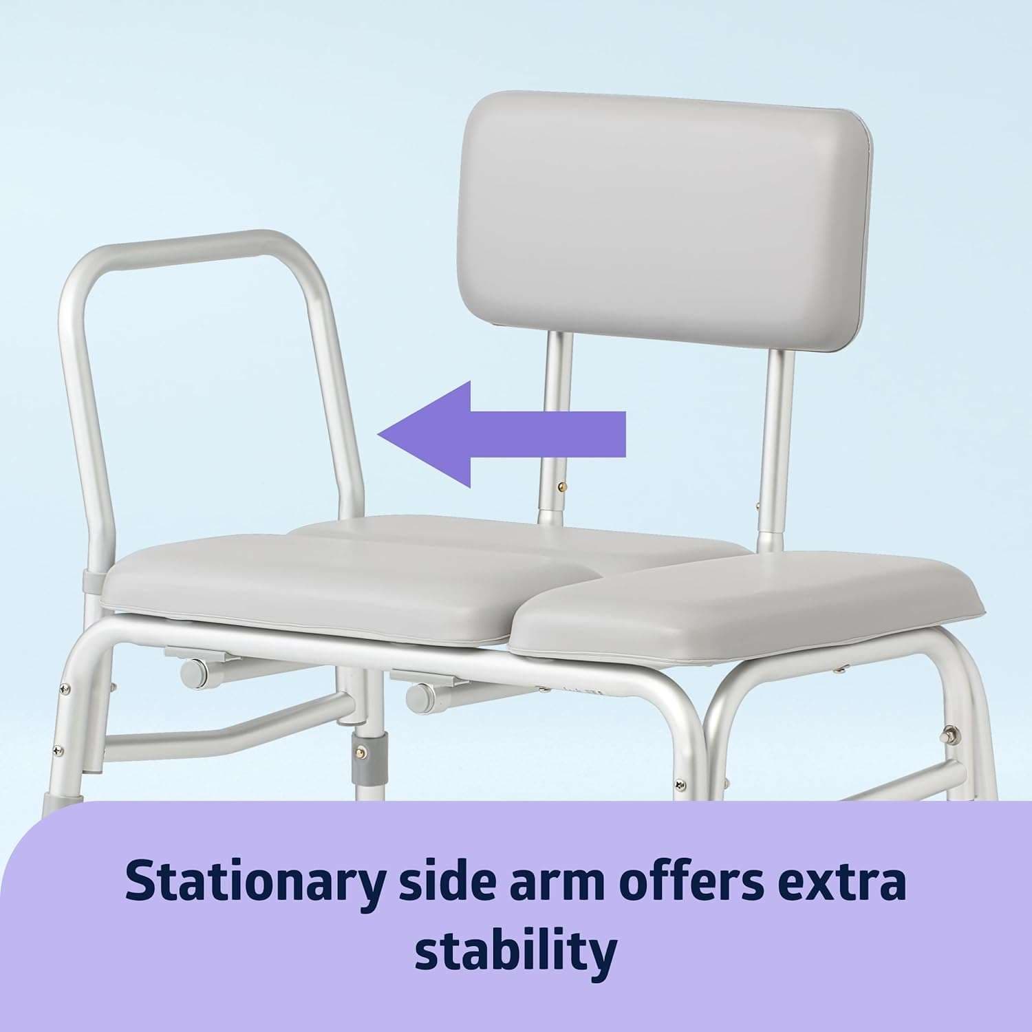 Medline Padded Transfer Bench - Image 3