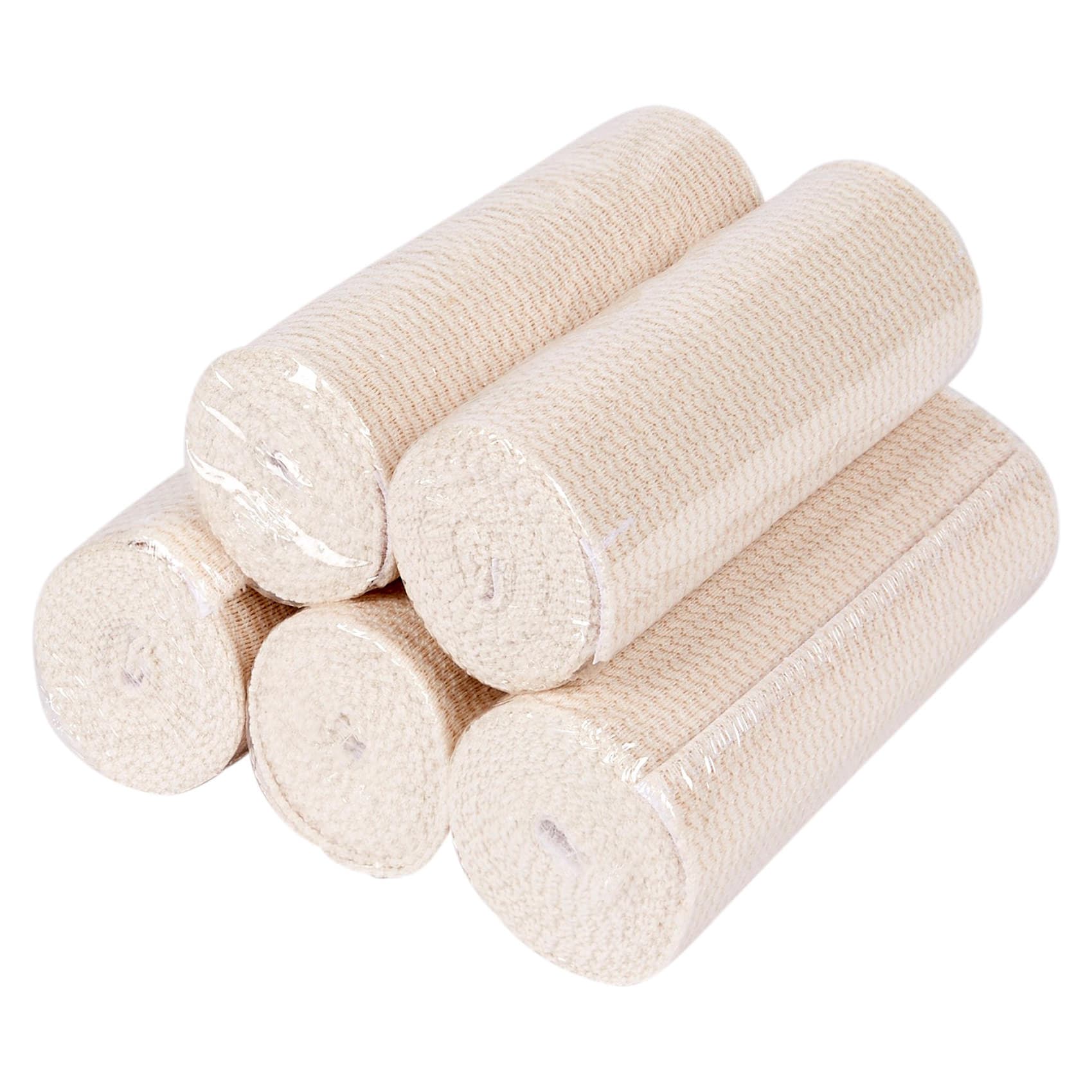 McKesson Elastic Bandage Tan NonSterile, Single Hook and Loop Closure, 2 Inch x 4-1/2 Yard - Case of 50 - Image 1