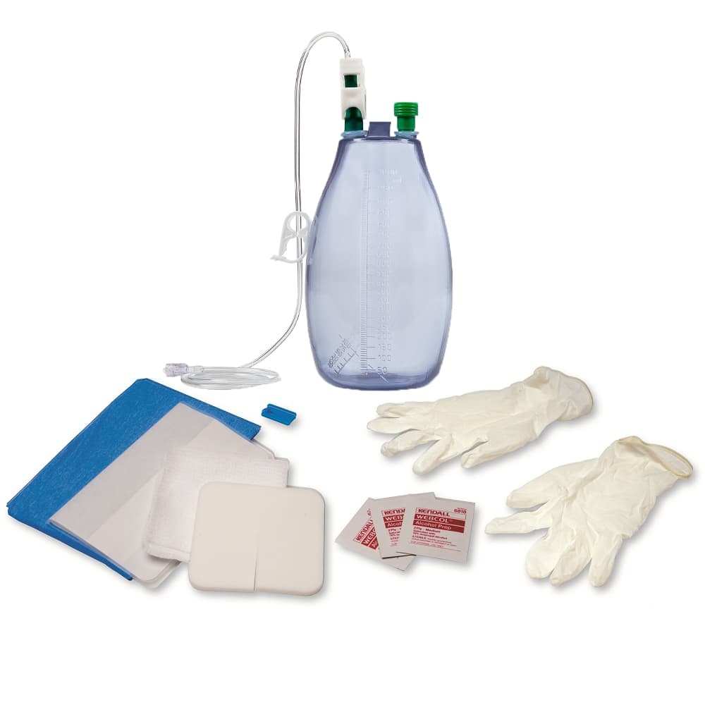 ASEPT Drainage Kit with Vacuum Bottle and Procedure Pack, 1000 ml - Each - Image 1