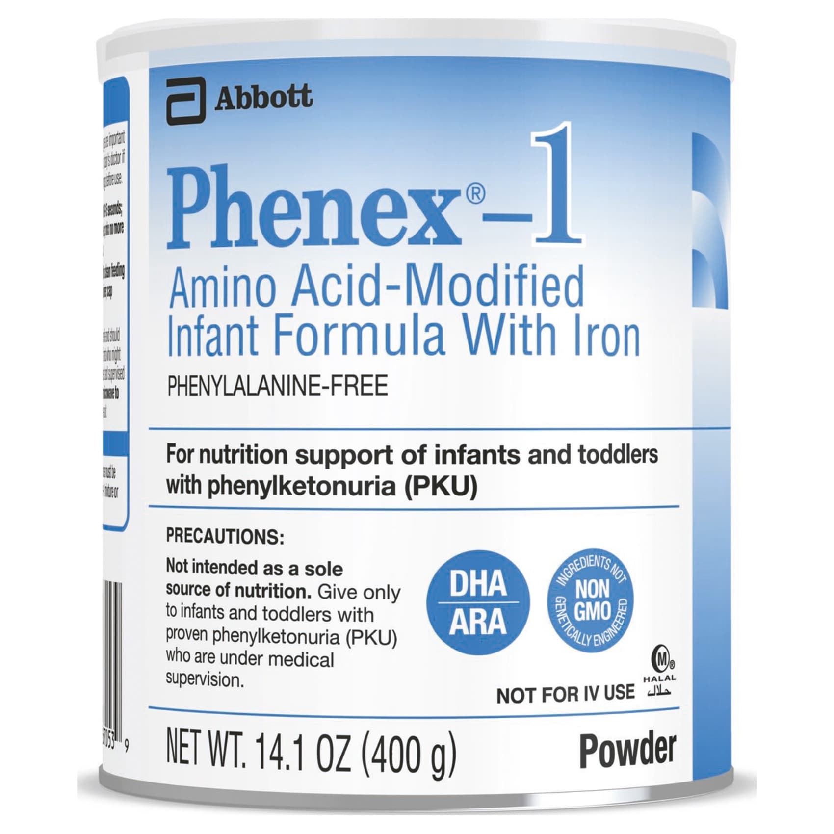 Phenex -1 Amino Acid-Modified Infant Formula with Iron, 14.1 oz - Case of 6 - Image 1