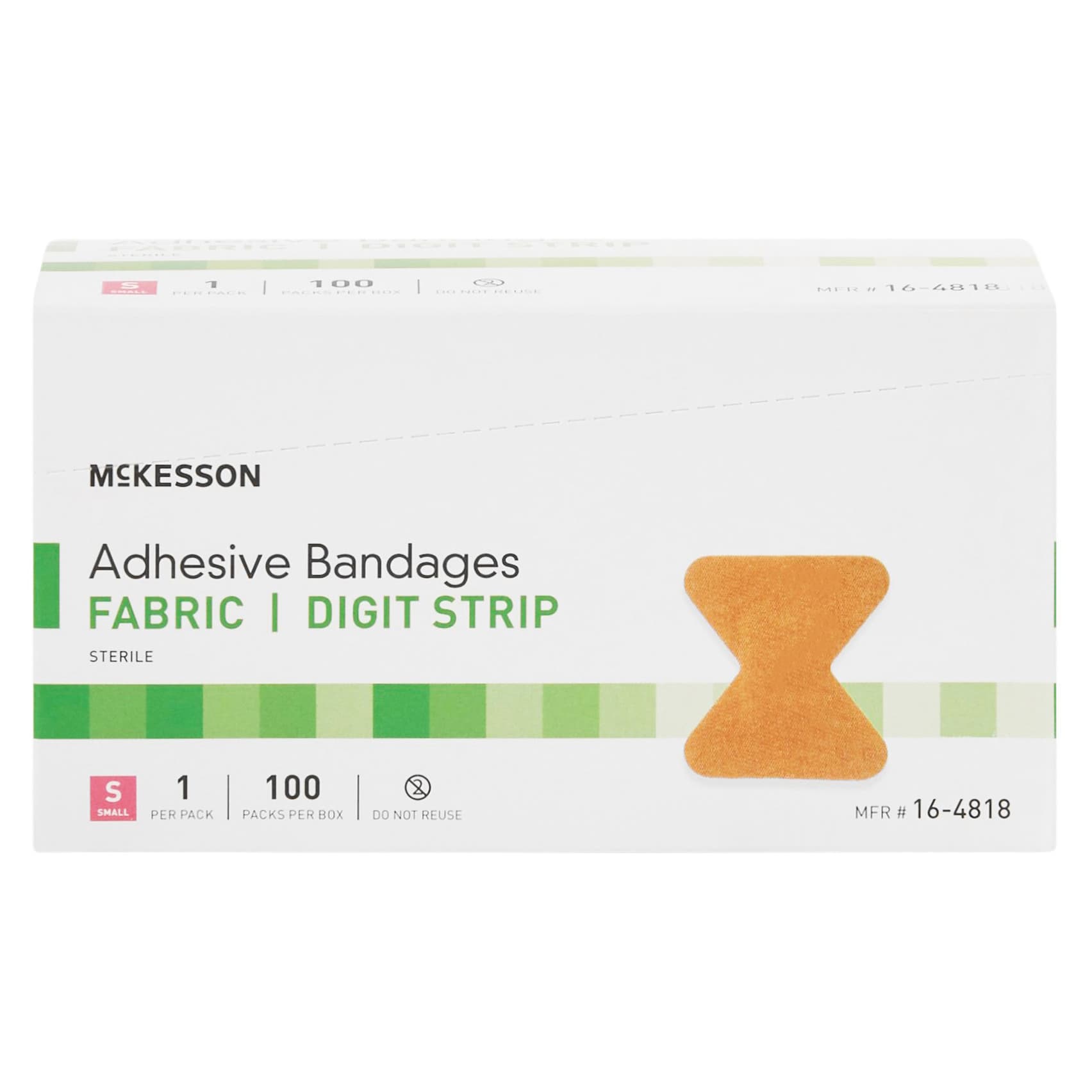 McKesson Fabric Fingertip Strip Adhesive Bandage - Image 4