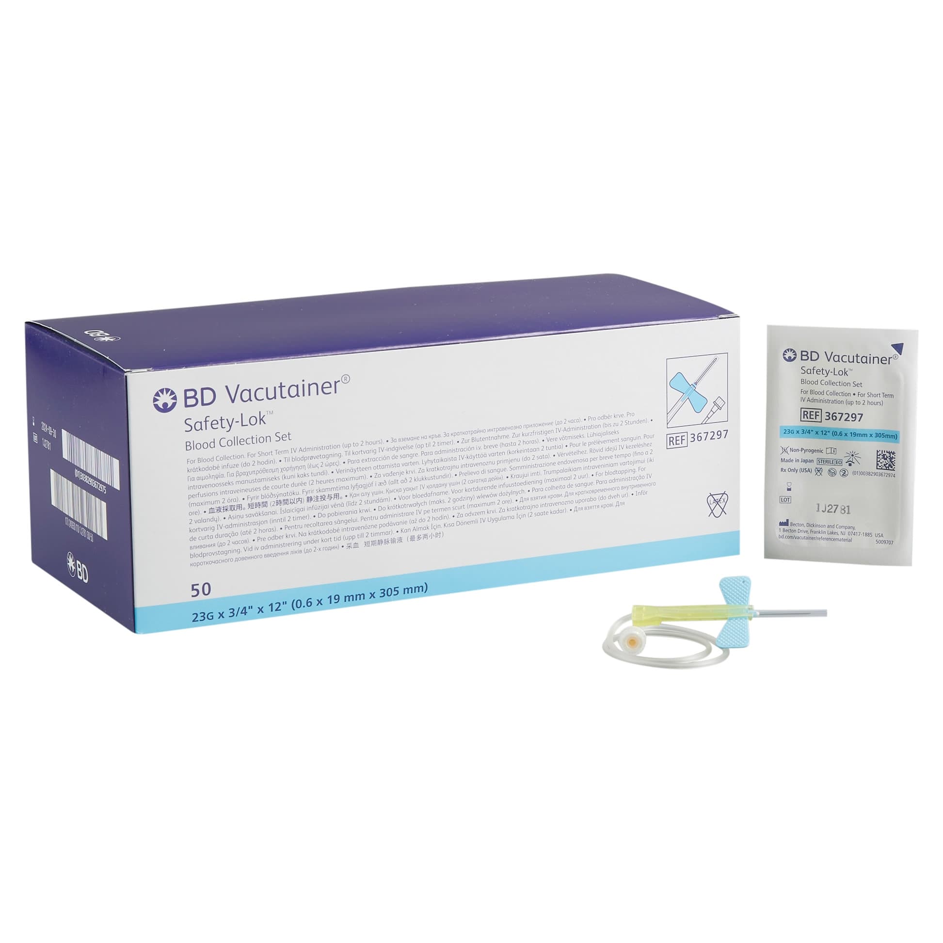 BD Vacutainer Safety-Lok Blood Collection Set